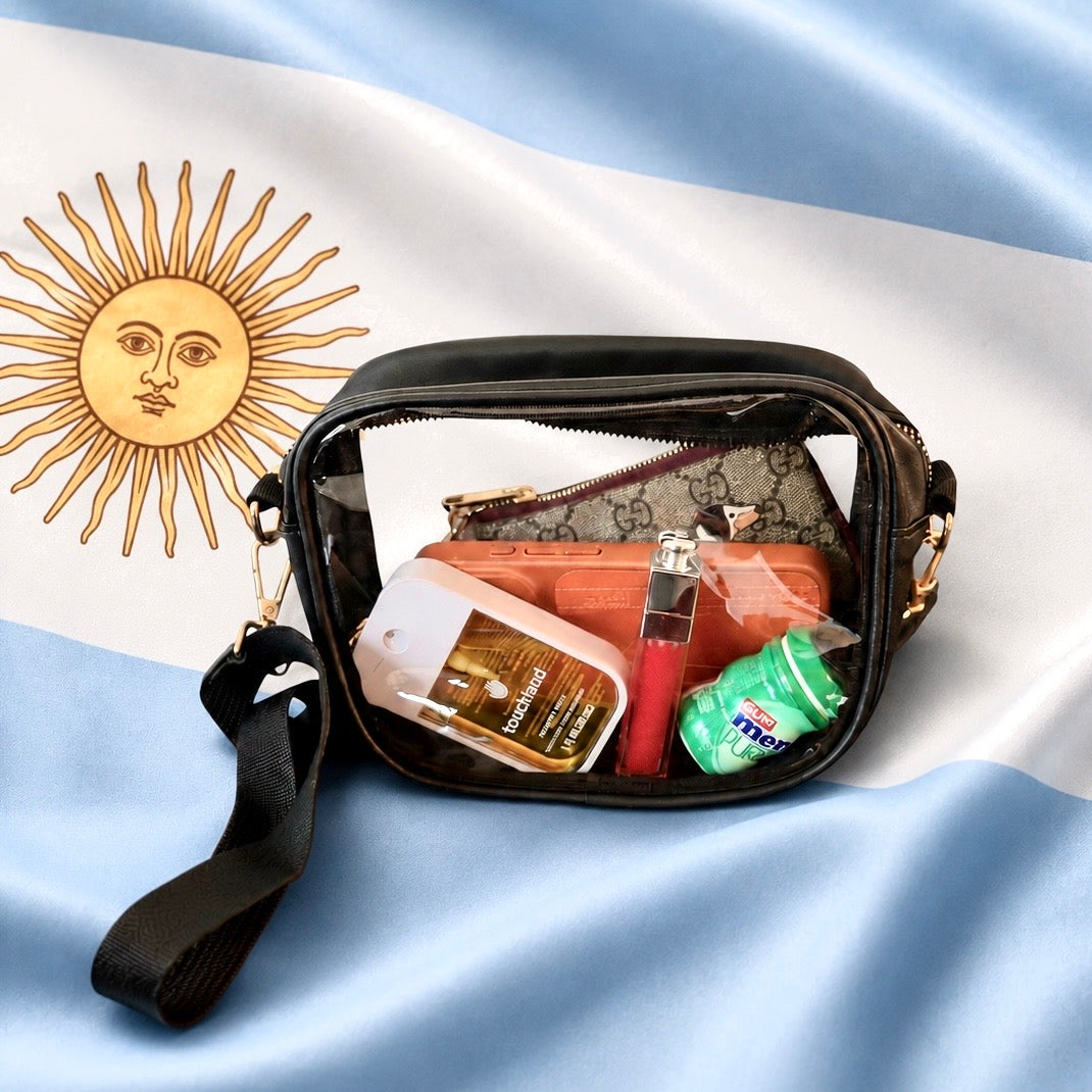 Stadium-Approved Clear Crossbody Bag